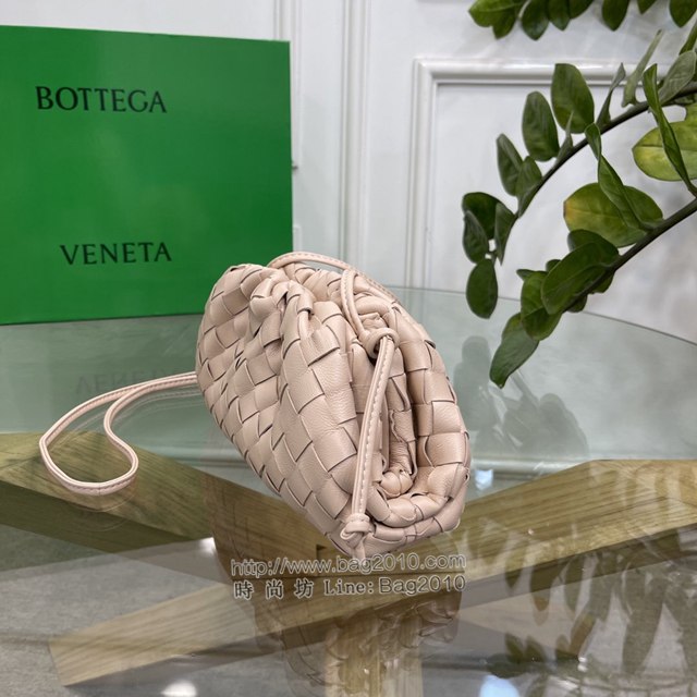 Bottega veneta高端女包 98061 寶緹嘉升級版小號編織雲朵包 BV經典款純手工編織羔羊皮女包  gxz1169